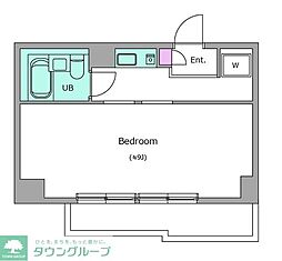 サンシャイン高円寺 1Kの間取図画像