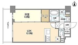 コンフォリア桜上水 1LDKの間取図画像