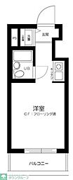 トップ高円寺 ワンルームの間取図画像