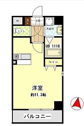 エスペランサ豊玉 ワンルームの間取図画像