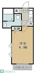 ピアコートTM大泉学園壱番館 1Kの間取図画像