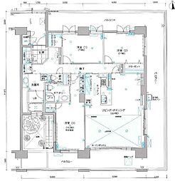 ロイヤルパークス荻窪 3LDKの間取図画像