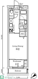 S.E.S. 1LDKの間取図画像