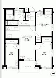 エルズレジデンス高円寺 2SLDKの間取図画像