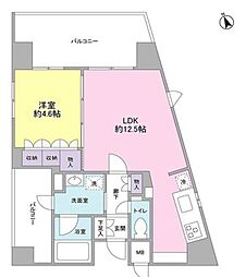 STAGEFIRST中野坂上 1LDKの間取図画像