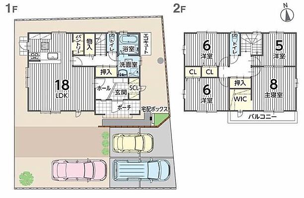 間取り 大垣市木戸町　中古戸建