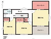 D棟2階間取り