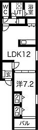 間取図画像 1LDK