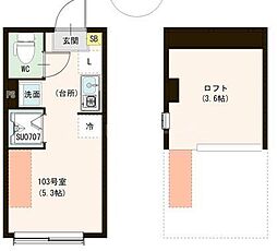 間取図画像 ワンルーム