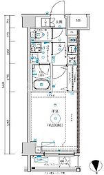 JR総武線 新小岩駅 徒歩5分の賃貸マンション 1階1Kの間取り
