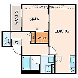 間取図画像 1LDK