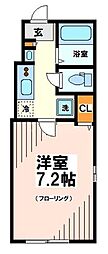 京成押上線 青砥駅 徒歩7分の賃貸マンション 3階1Kの間取り