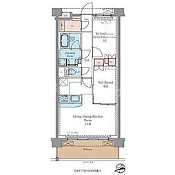 間取図画像 1SLDK