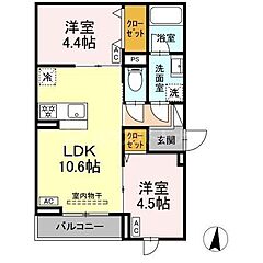 物件の間取り