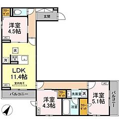 物件の間取り