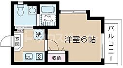 NSGATE南小岩 1Kの間取図画像
