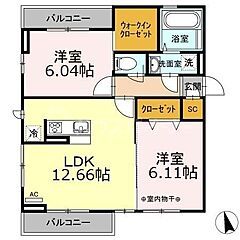 物件の間取り