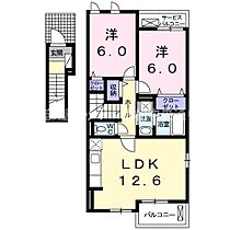 グラン　テレーノ　Ａ 201 ｜ 香川県丸亀市垂水町380番地1（賃貸アパート2LDK・2階・59.03㎡） その2