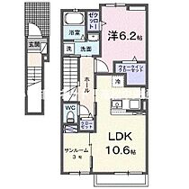 ブリリアントIIＢ 203 ｜ 香川県木田郡三木町大字平木50番地1（賃貸アパート1LDK・2階・51.63㎡） その2