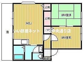 ピュアハイム 202 ｜ 香川県坂出市八幡町2丁目8-31（賃貸アパート2LDK・2階・52.84㎡） その2