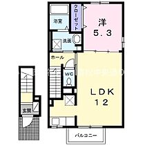 クラール勅使イーストＡ 205 ｜ 香川県高松市勅使町240番地1（賃貸アパート1LDK・2階・43.32㎡） その2