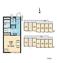 レオパレスプランドール木太II 201 ｜ 香川県高松市木太町（賃貸アパート1K・2階・20.28㎡） その18