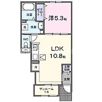 ウェルリッチ善通寺　III 104 ｜ 香川県善通寺市稲木町614番地1（賃貸アパート1LDK・1階・40.02㎡） その2