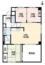 ナチュールプレイスI 102 ｜ 香川県高松市木太町1919-1（賃貸マンション3LDK・1階・76.63㎡） その2