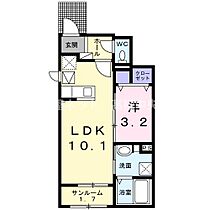 ハイツ　ＨＡＹＡＳＨＩ　1 104 ｜ 香川県丸亀市土器町西1丁目1049番地1（賃貸アパート1LDK・1階・36.29㎡） その2