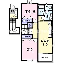 プリティーハウスII 201 ｜ 香川県仲多度郡多度津町大字東白方449番地1（賃貸アパート2LDK・2階・51.67㎡） その2