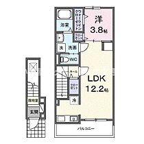 サンフラワー太田駅サイドＥ 202 ｜ 香川県高松市多肥下町108番地1（賃貸アパート1LDK・2階・42.56㎡） その2