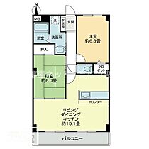 フォブールトロワやくりB B201 ｜ 香川県高松市牟礼町牟礼2550-1（賃貸アパート2LDK・2階・59.55㎡） その2