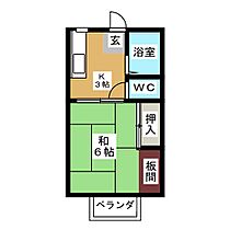 フラワーハイツI  ｜ 静岡県三島市幸原町２丁目（賃貸アパート1K・2階・22.68㎡） その2