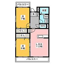 アビタシオンＡ  ｜ 静岡県三島市谷田（賃貸マンション2LDK・1階・58.10㎡） その2