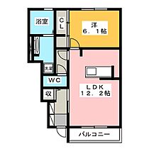 エスポワール　III  ｜ 静岡県伊豆の国市長岡（賃貸アパート1LDK・1階・47.54㎡） その2