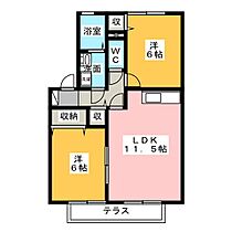 Hideout御殿場　Ｃ  ｜ 静岡県御殿場市御殿場（賃貸アパート2LDK・1階・53.48㎡） その2