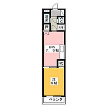 シャトー望月Ｃ棟  ｜ 静岡県三島市壱町田（賃貸マンション1DK・2階・36.30㎡） その2