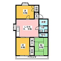 ソワサント大庭  ｜ 静岡県三島市初音台（賃貸マンション3LDK・2階・58.57㎡） その2