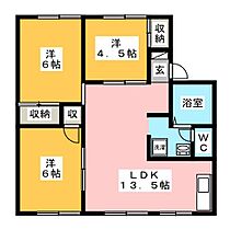 セジュール山本  ｜ 静岡県三島市南田町（賃貸アパート3LDK・2階・62.10㎡） その2