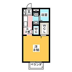 間取図画像 1K