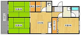 福岡県久留米市津福本町911-3（賃貸マンション3DK・3階・69.00㎡） その2