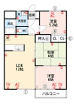 福岡県久留米市西町1024（賃貸マンション3LDK・5階・61.56㎡） その2