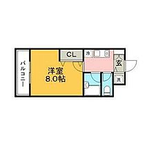 福岡県久留米市野中町330-1（賃貸マンション1K・4階・25.50㎡） その2