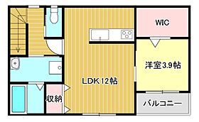 福岡県久留米市太郎原町1794-1（賃貸アパート1LDK・2階・44.08㎡） その2