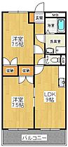 福岡県久留米市宮ノ陣5丁目19-88（賃貸アパート2LDK・3階・55.00㎡） その2