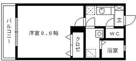 パティオ上津 205 ｜ 福岡県久留米市上津町2228-1606（賃貸アパート1K・2階・25.11㎡） その2