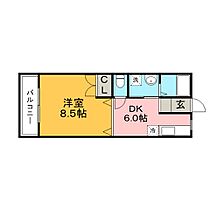 福岡県久留米市御井旗崎4丁目6-41（賃貸マンション1DK・1階・35.00㎡） その2