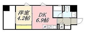 ルネッサンス21久留米六つ門 1401 ｜ 福岡県久留米市六ツ門町（賃貸マンション1DK・12階・28.90㎡） その2