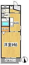 福岡県久留米市津福今町678-4（賃貸アパート1K・3階・29.67㎡） その2