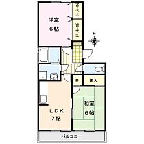 レイクヒルKASA 201 ｜ 福岡県久留米市津福今町461-4（賃貸アパート2LDK・2階・52.00㎡） その2